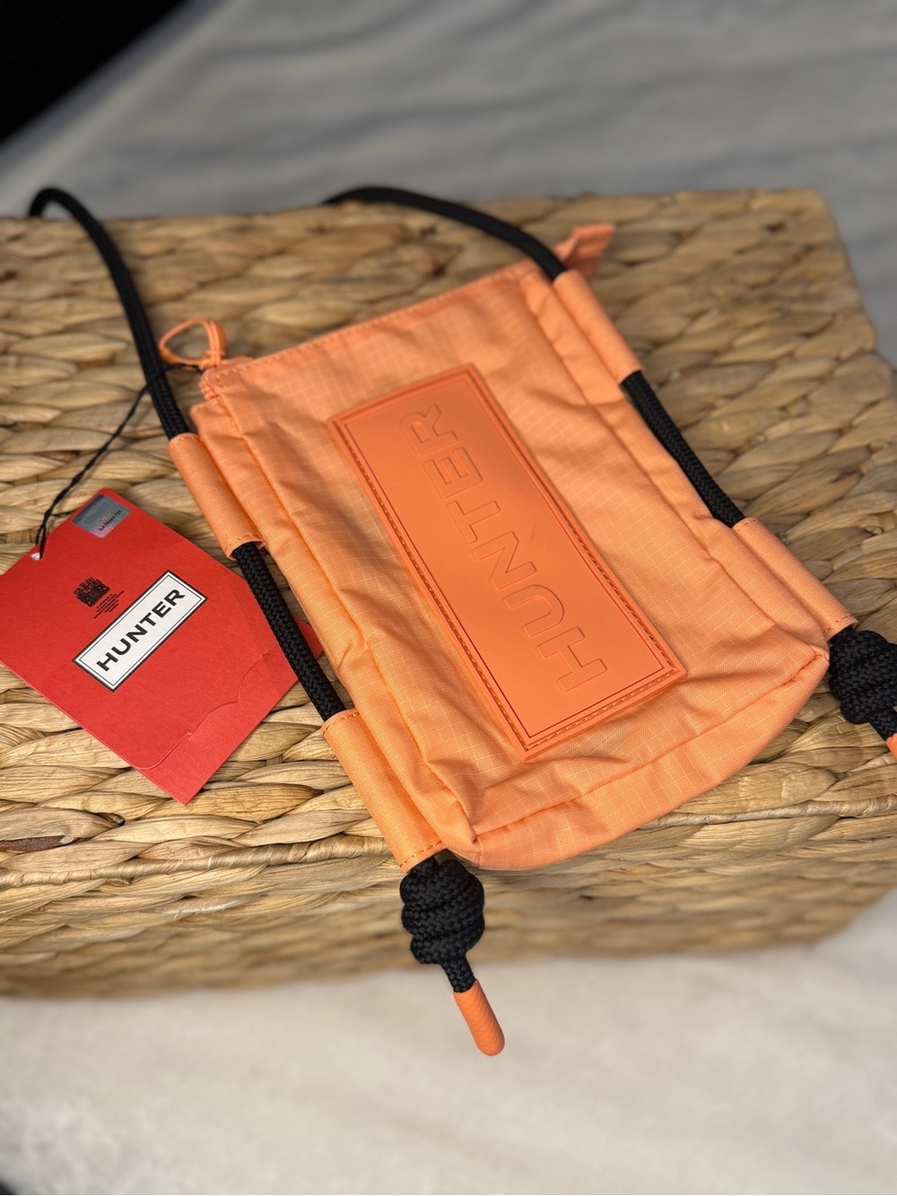 NWT Hunter Travel Ripstop Phone Pouch – Optimistic Orange